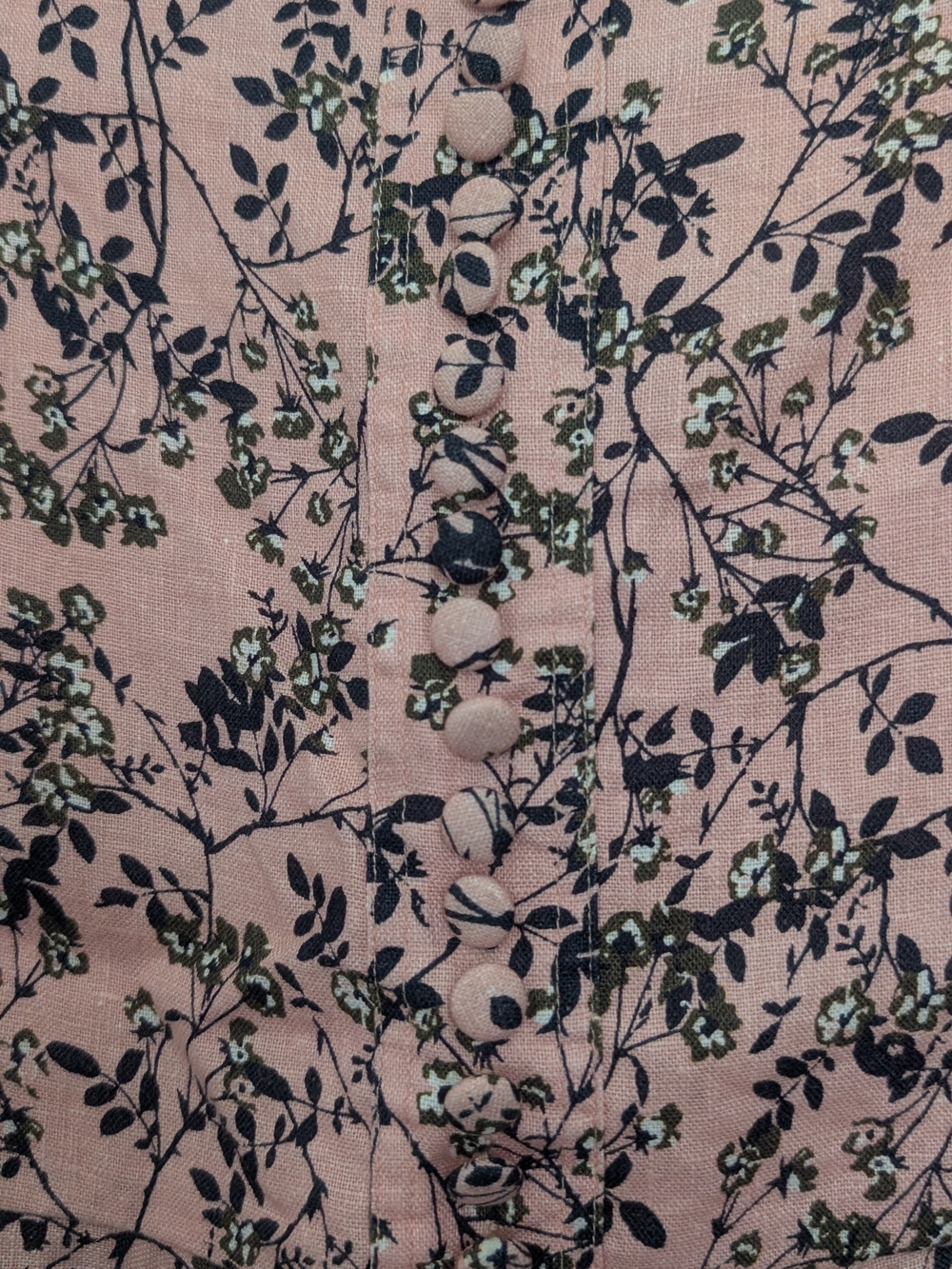 Floral Pink Ruffle Mini Skirt - Picture 3 of 8